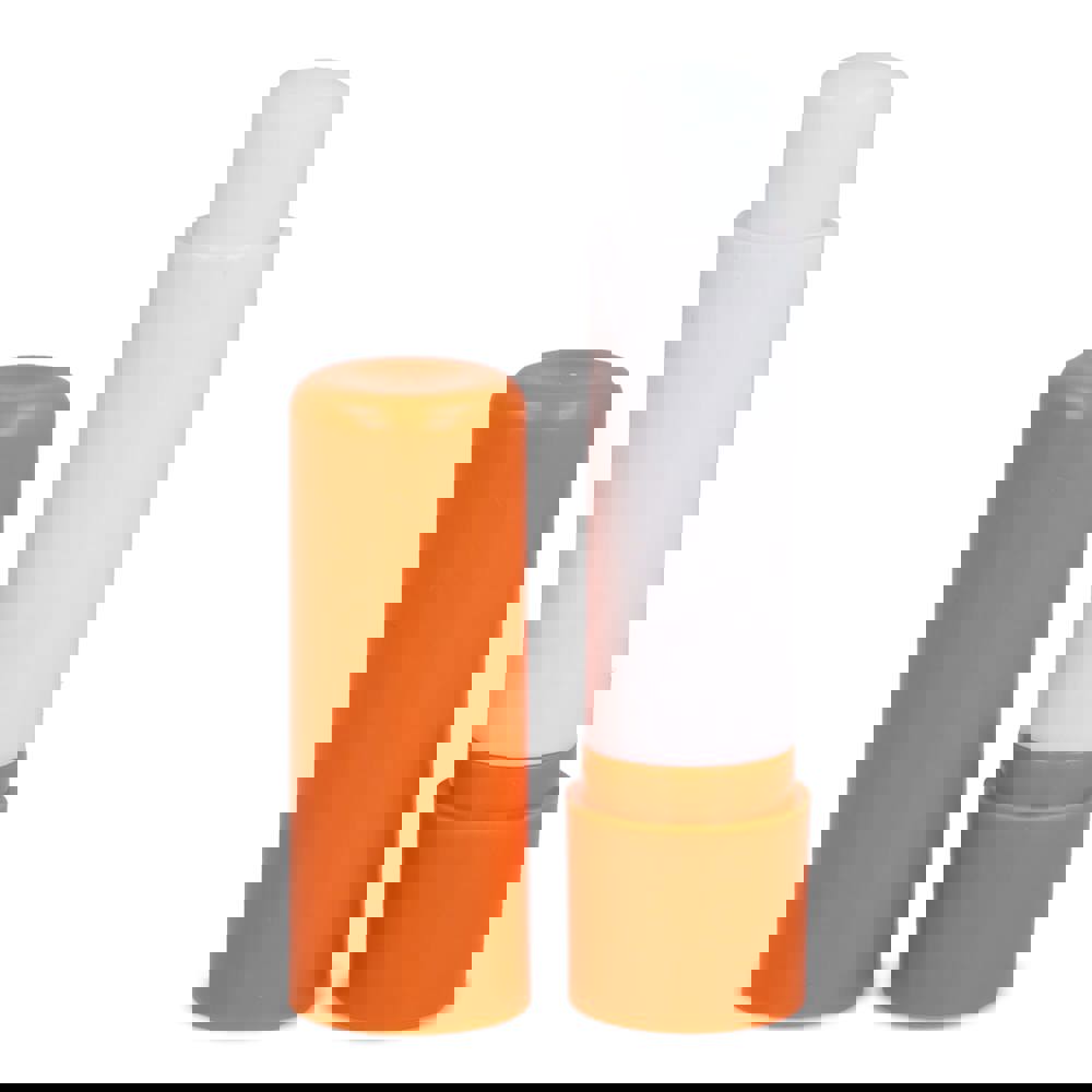 Klassieke lippenbalsemstick gerecycled materiaal - oranje