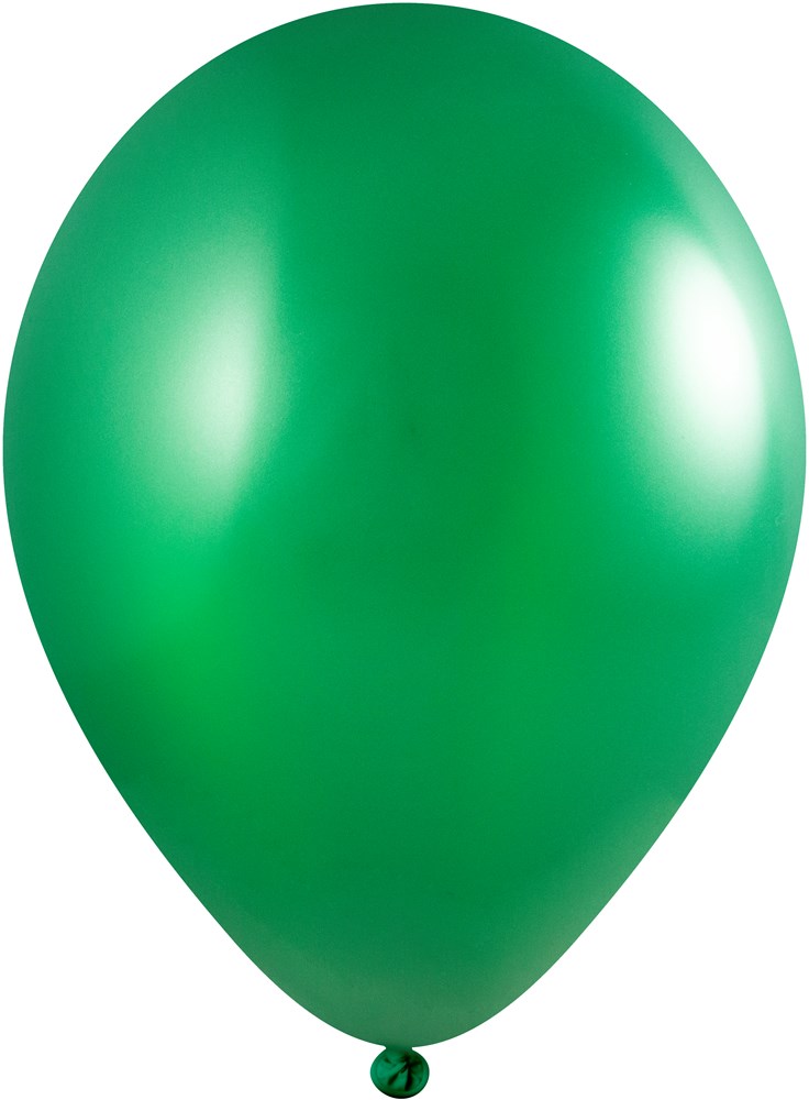 Ballonnen bedrukt 85/95 cm - Ø 33 cm - 11 inch - Donker groen Metallic (2460) (± PMS 341)