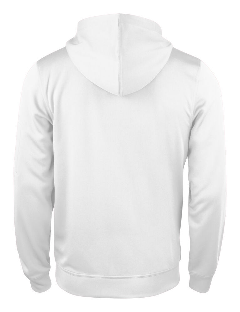 Clique - Basic Active Hoody Full Zip Blanc XS
