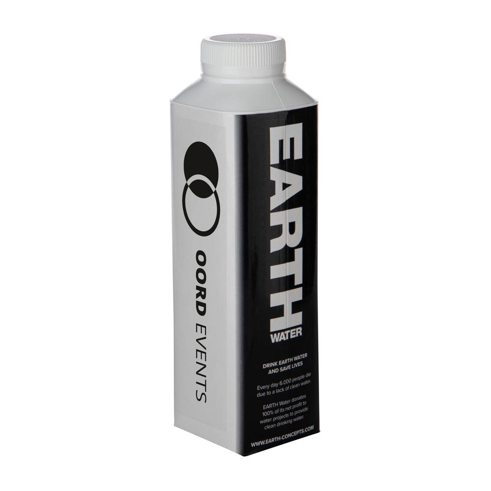 EARTH Water Tetra Pak 500 ml - Zwart