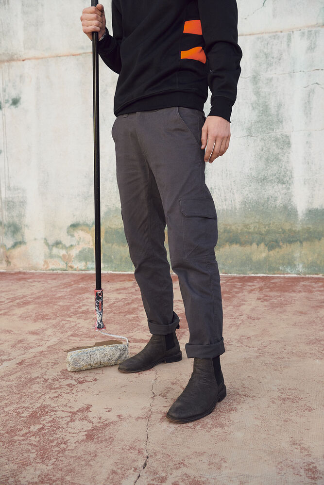 Clique - Cargo Pocket Stretch Zwart M