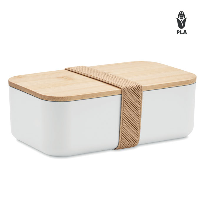 BEIBABOX - PLA maïs lunchdoos 1000ml - wit