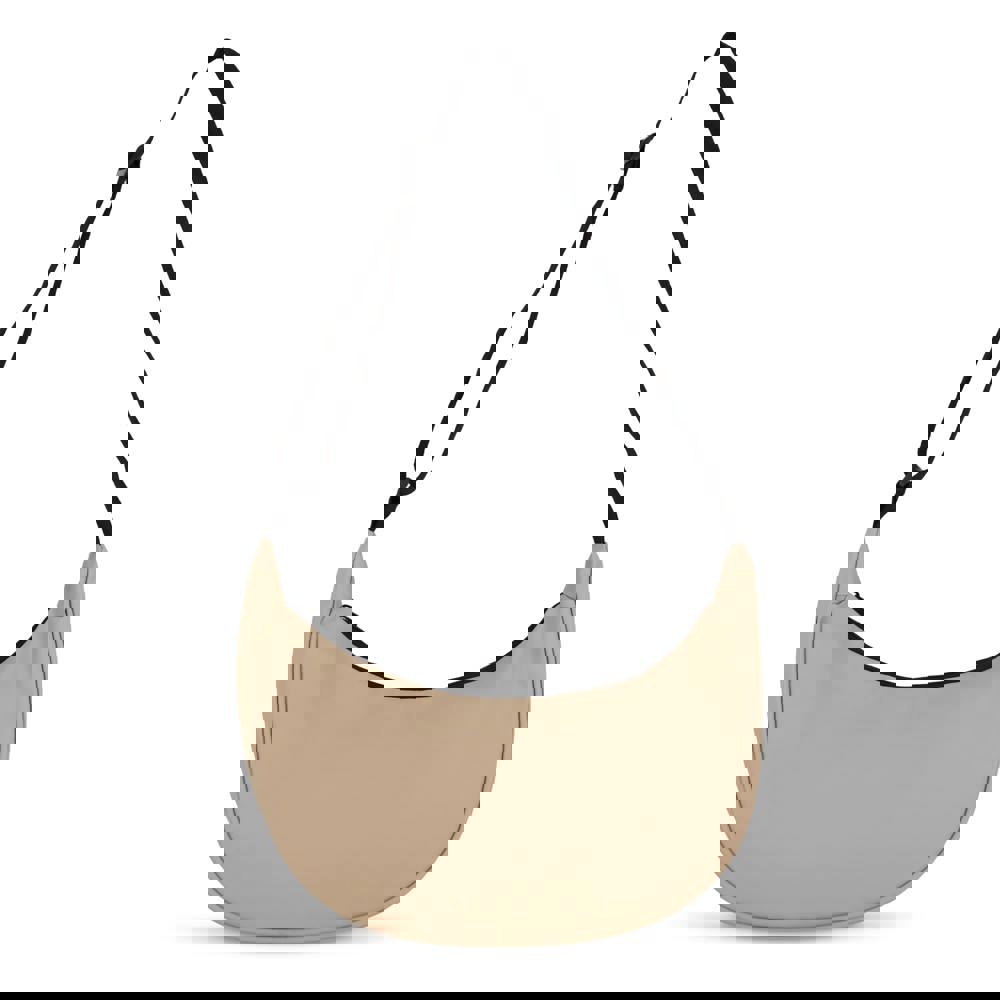 PU-gecoat R-PET 600D halve maan sling tas
