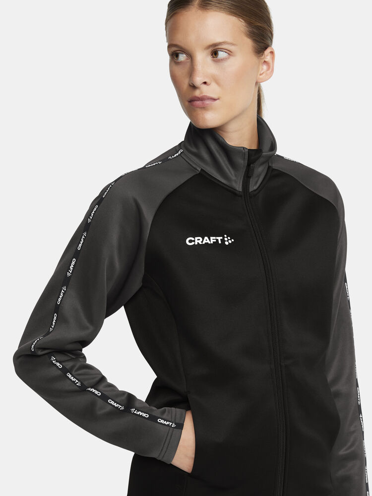 Craft - Squad 2.0 Full Zip W Black-Granite XS