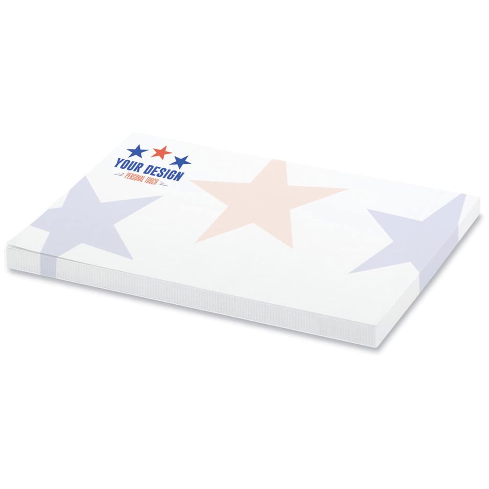 100 feuilles Repositionnables, 100x72mm, quadrie.