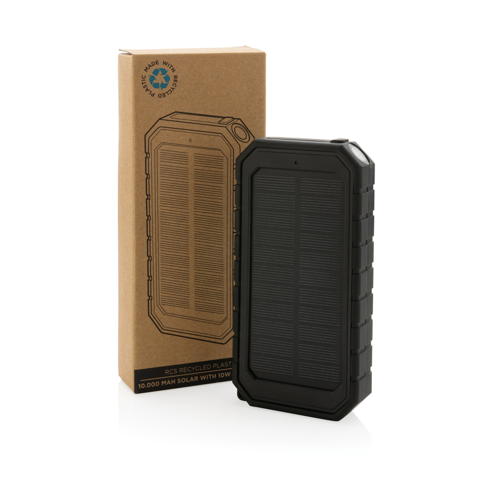 RCS recycled plastic solar powerbank 10W Wireless