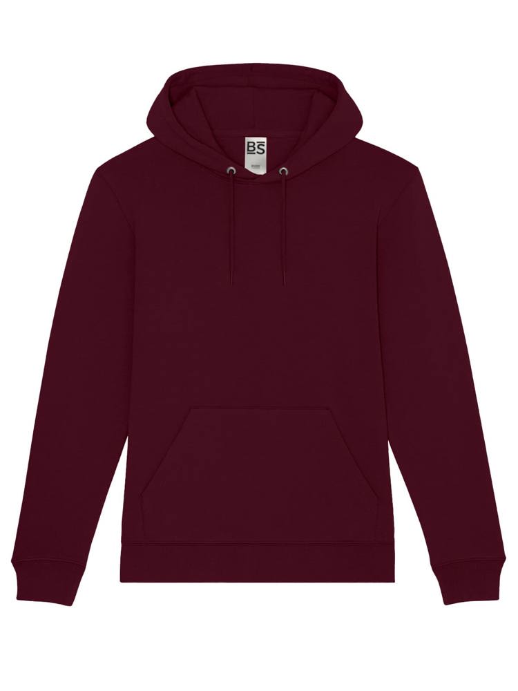 BS Outsider sweat à capuche, 280 gr/m² - Bordeaux (PMS 7428C)