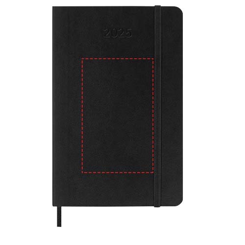 Moleskine pocket week-agenda voor 12 maanden met zachte kaft