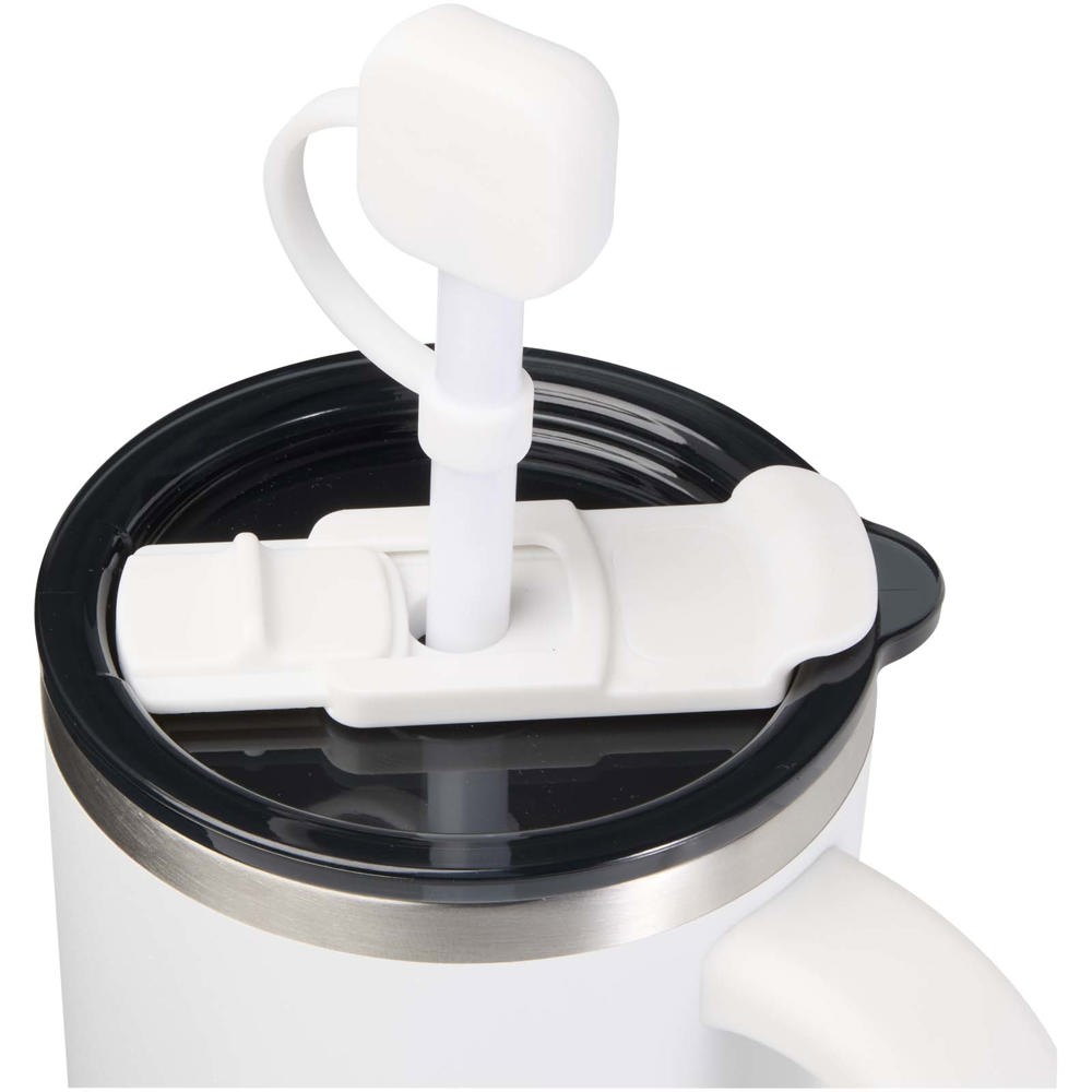 Capuchon pour paille Sip en silicone - Blanc