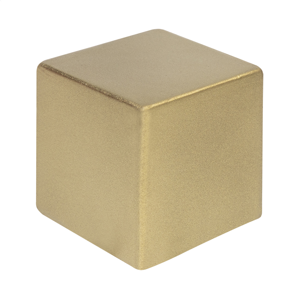 Cubix Shine - metallic antistress bal - Goud