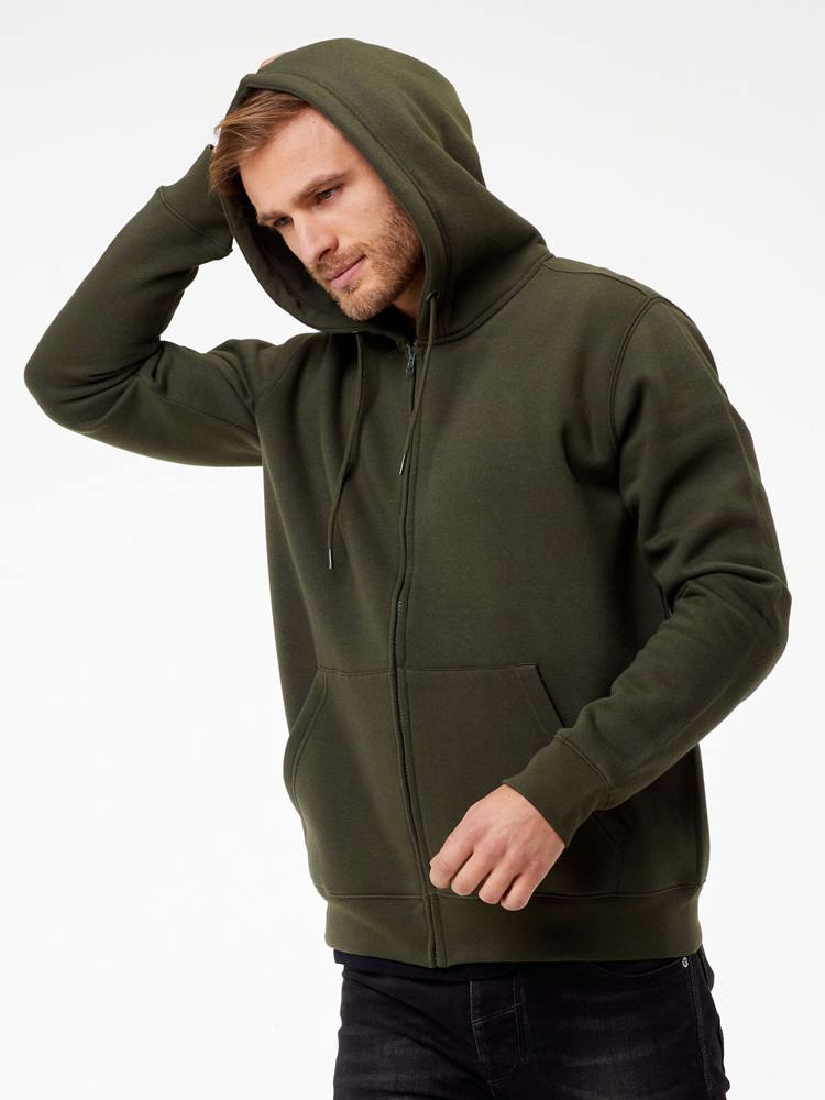 BS Vega sweat à capuche full zip, 280 gr/m²