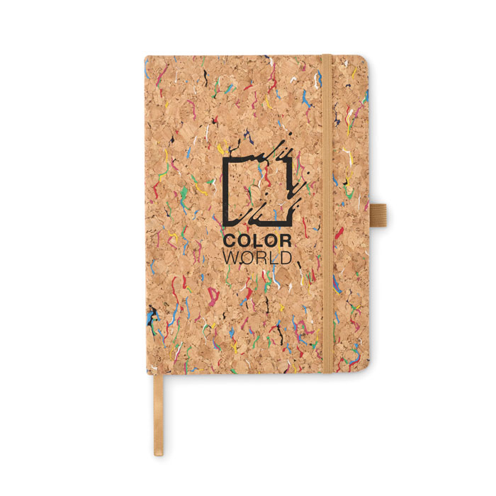CORNOTA - Cahier A5 en liège de couleur