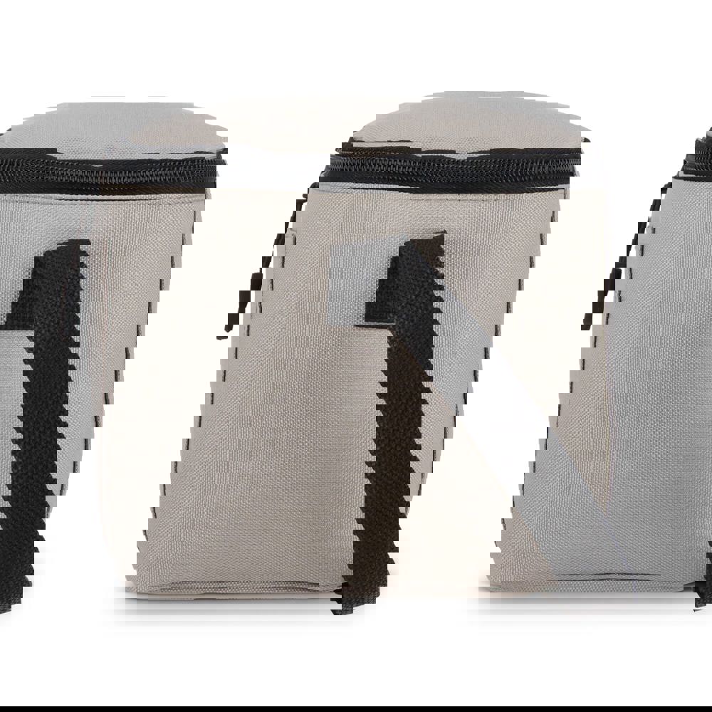 600D gerecycled PET koeltas voor 6 blikjes 25 x 14.5 x 15.5 cm 5 L