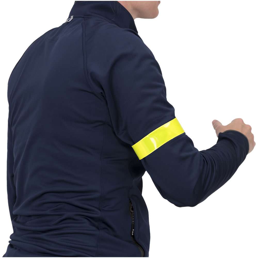 RFX™ Johan 38 cm reflecterende PVC veiligheids-slapwrap - Neon geel