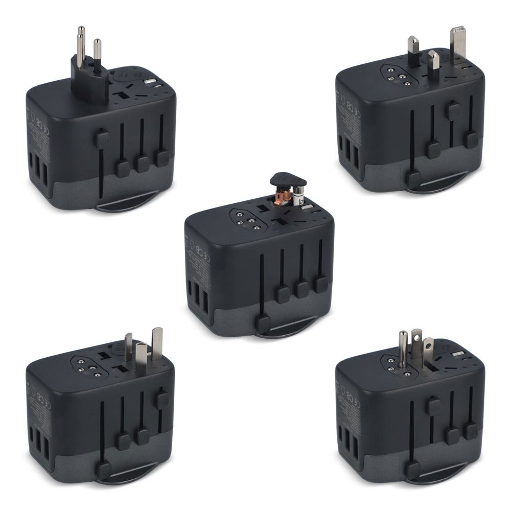 4030 | Adaptateur de voyage PowerPro en plastique recyclé