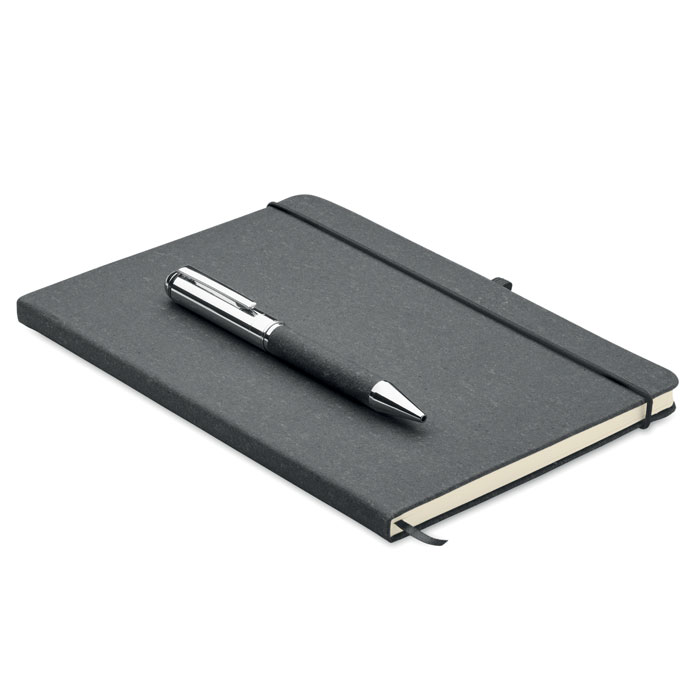 ELEGANOTE - Carnet en cuir recyclé et stylo