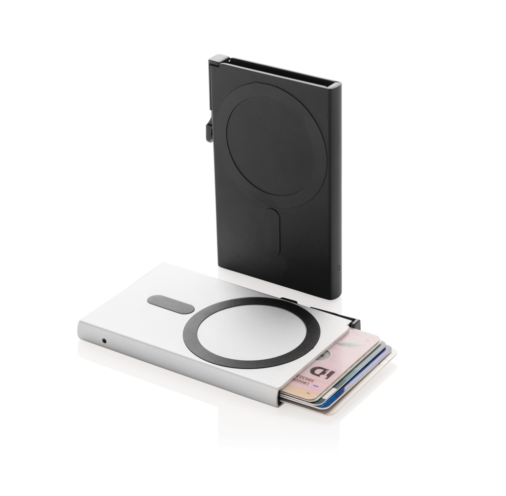 Porte-cartes magnétique pour téléphone en aluminium