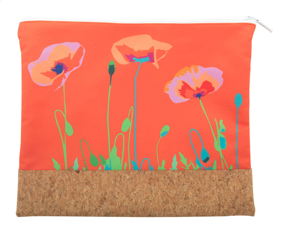 CreaBeauty Cork L - custom made make-up tas - wit/natuurlijk