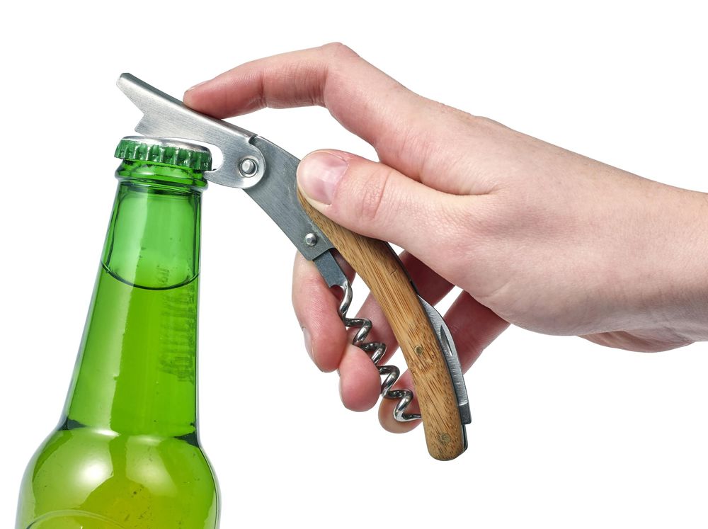 Bamboe wijn cadeau set Gareth