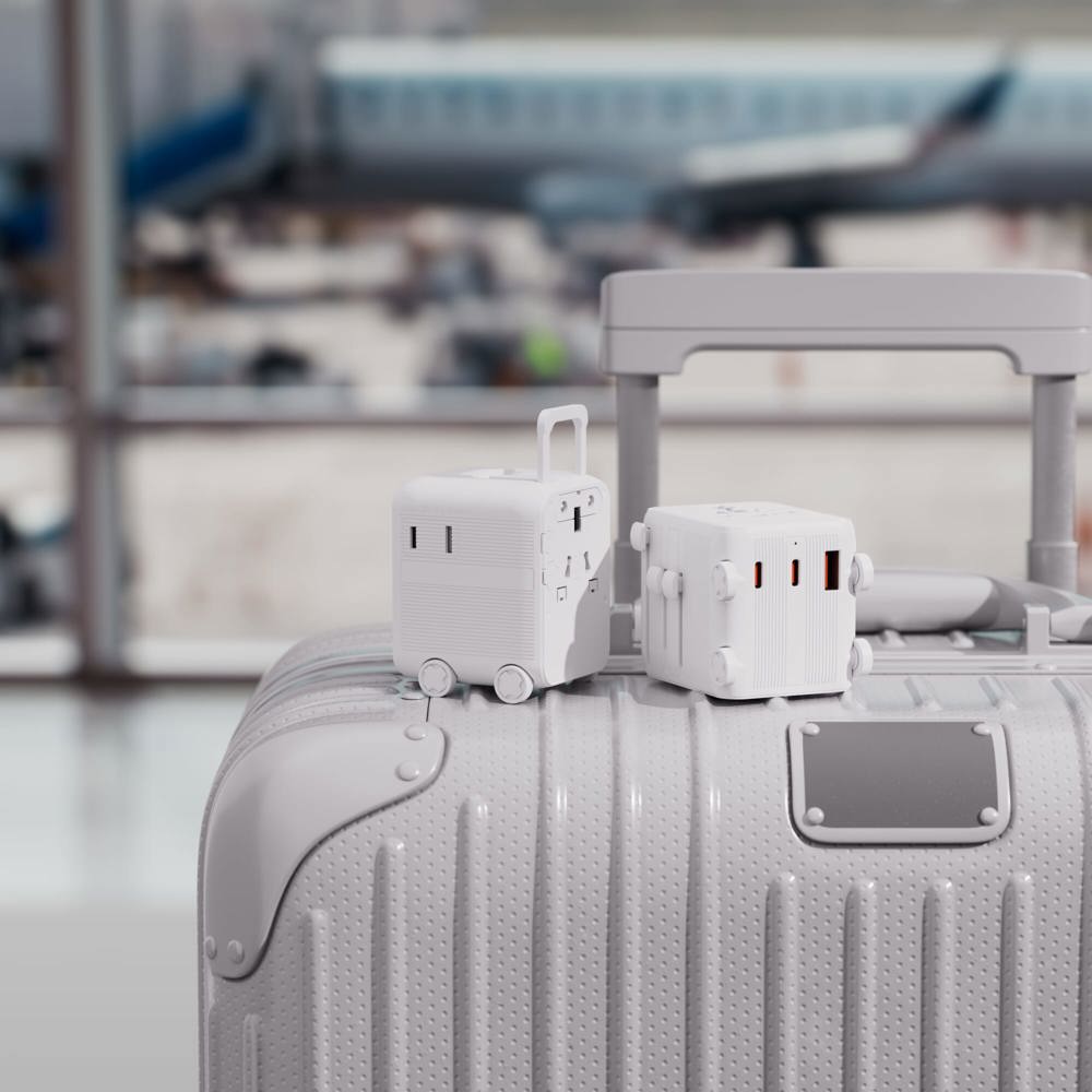 Chariot adaptateur universel GaN Xoopar Luggie pour voyages internationaux