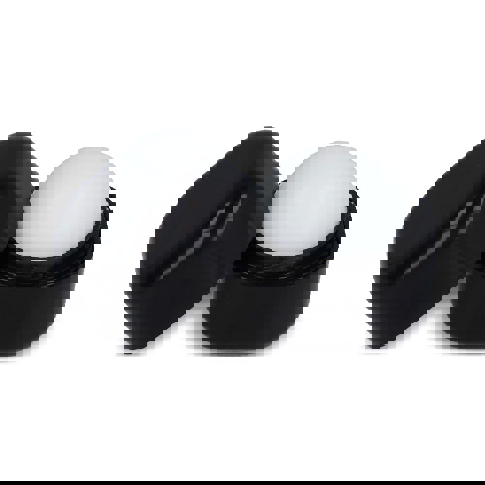 Kubieke lippenbalsem gerecycled ABS - zwart