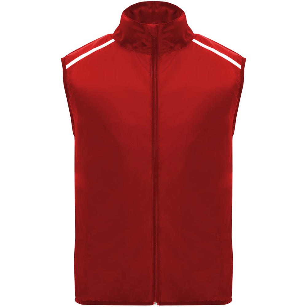 Bodywarmer de course Jannu léger unisexe - rouge