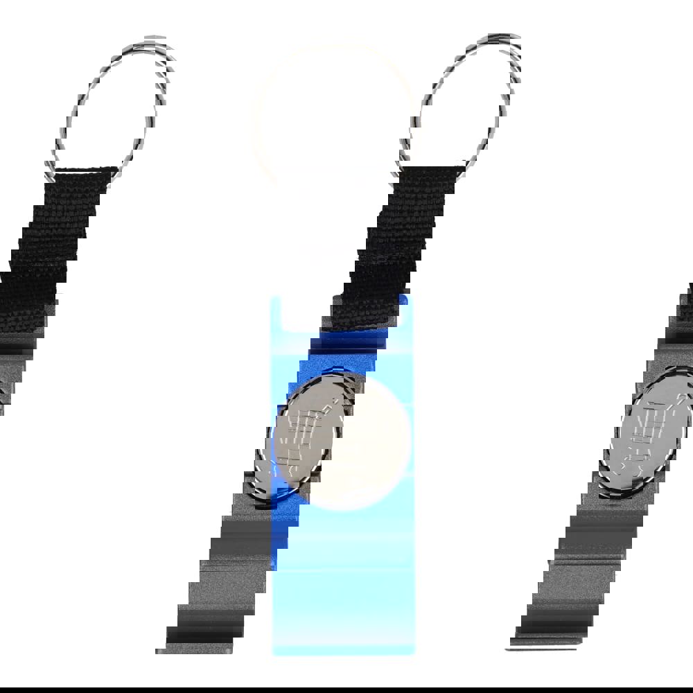 3-in-1 flesopener sleutelhanger - blauw