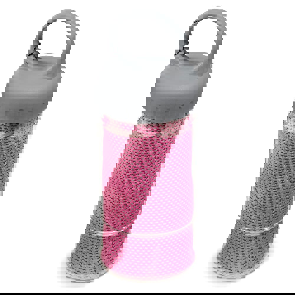 Fitness handdoek 32x88cm - Donker Roze