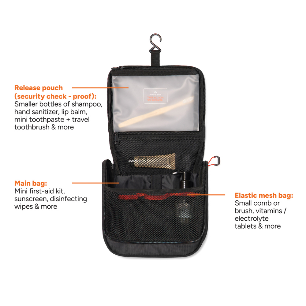 Trousse de toilette 3L en RCS Nordic Drift Trail