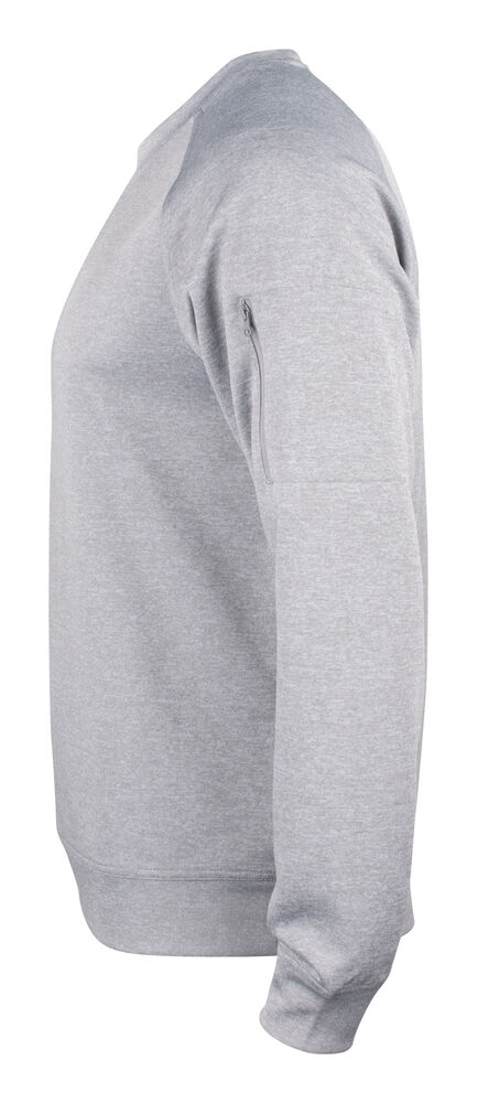 Clique - Basic Active Roundneck Grismélange M