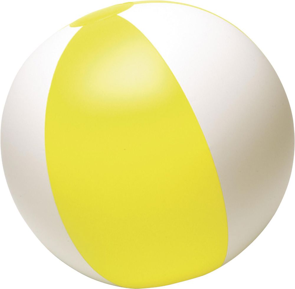 Ballon de plage gonflable en PVC Lola - Jaune