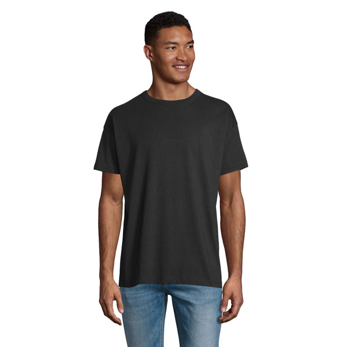 BOXY MEN - BOXY OVERSIZE T-SHIRT HEREN - Diep Zwart