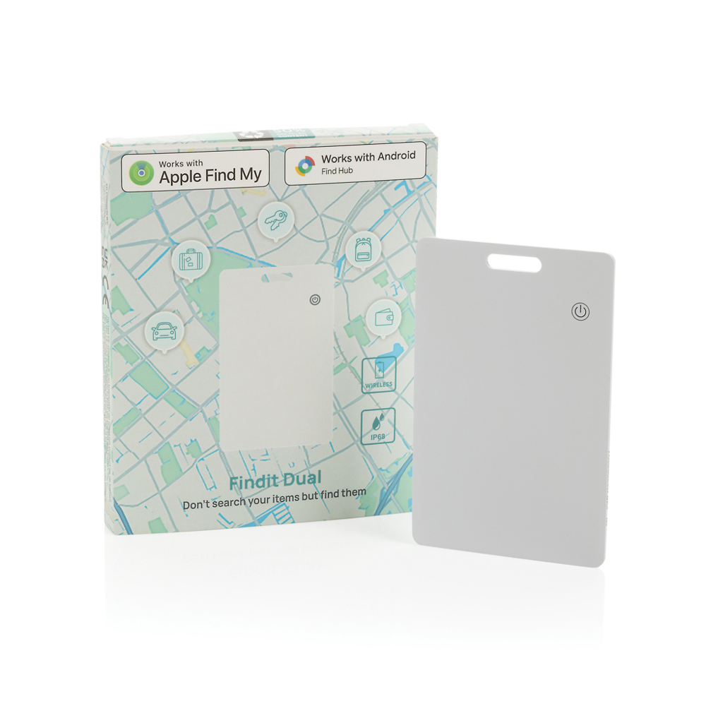 Carte de localisation en plastique RCS Findit Dual