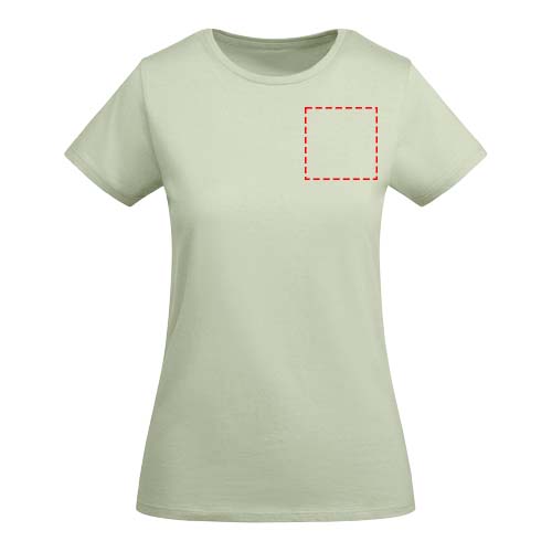 Breda biologisch katoenen dames T-shirt met korte mouwen