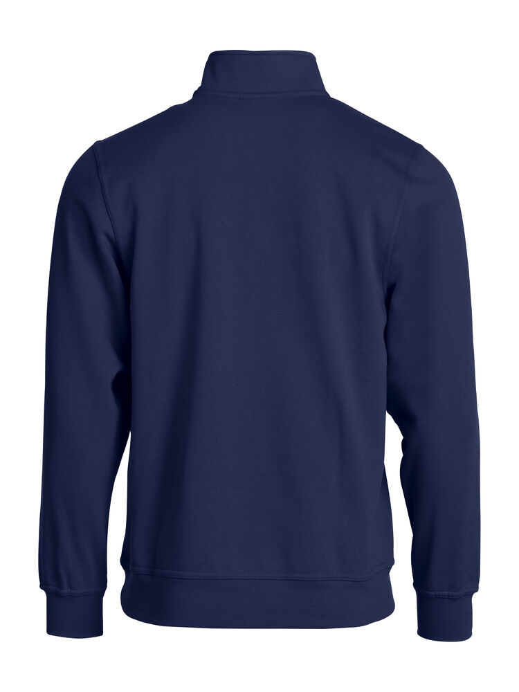 Clique - Basic Half Zip Bleufoncé L