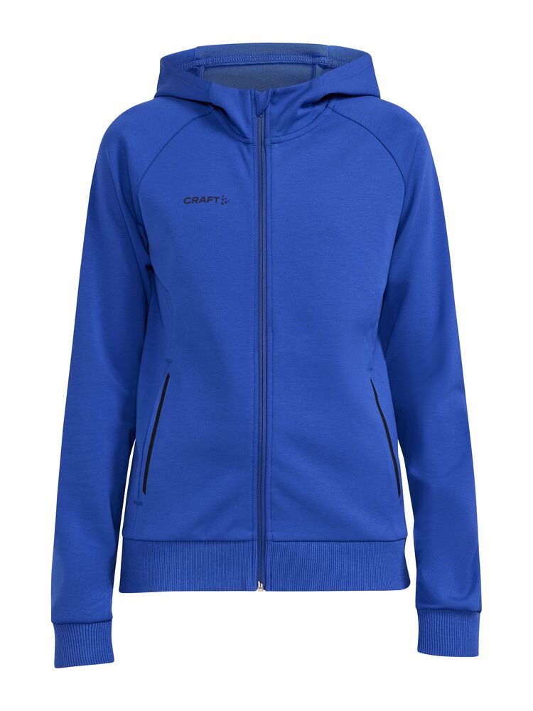Craft - CORE Soul Full Zip Hood W - Cobolt blue