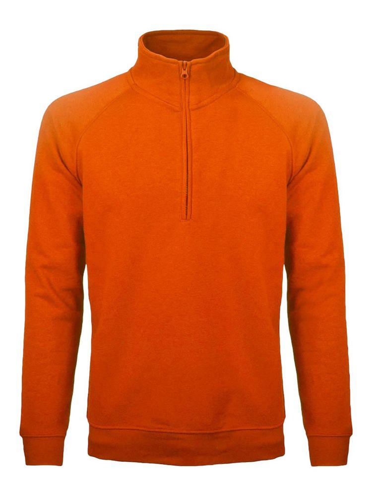 BS Sirio pull demi-zip, 280 gr/m² - Orange (PMS 1585C)
