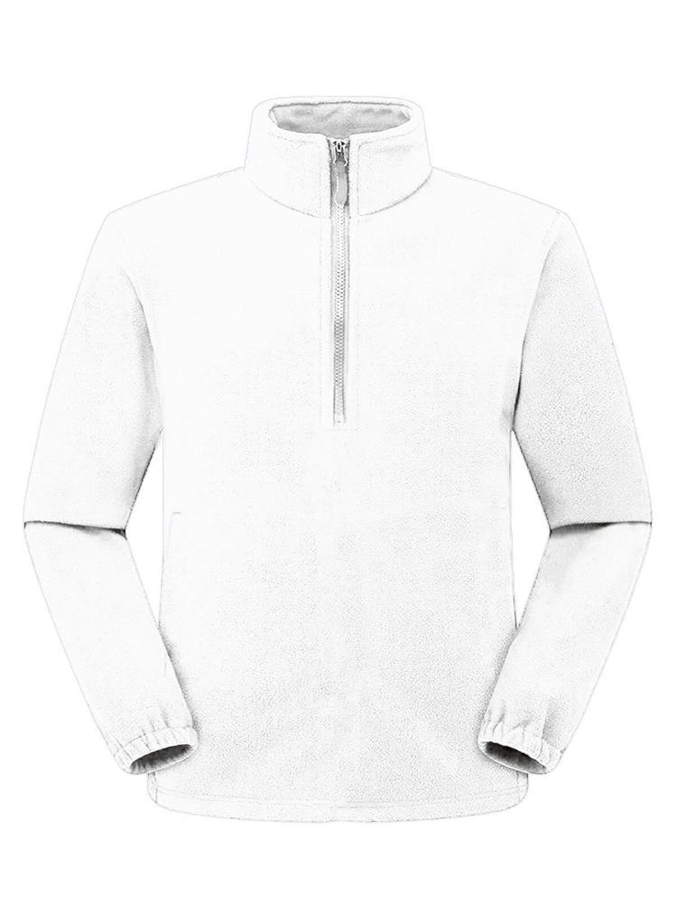 BS Polaris polaire pull demi-zip, 160 gr/m² - Blanc (White)