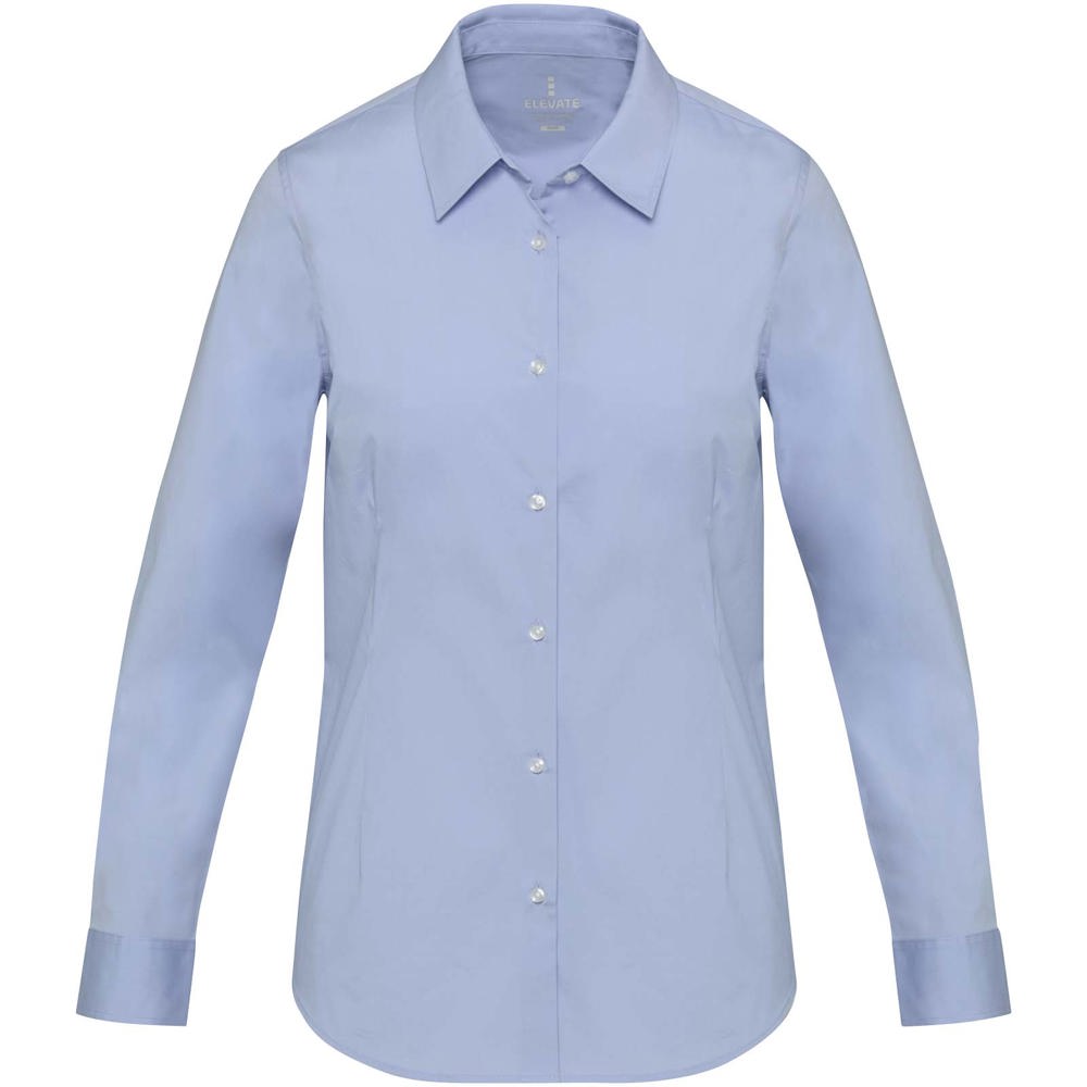 Carnelian poplin damesshirt