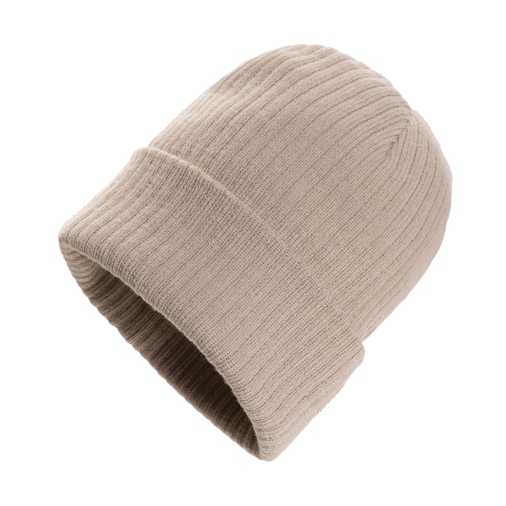 Bonnet avec revers AWARE™ Polylana® Pryor - desert (± PMS 7528 C)