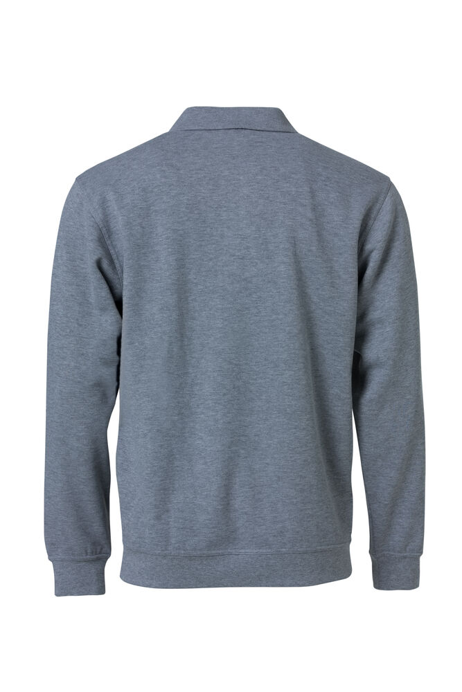 Clique - Basic Polo Sweater Grismélange 4XL