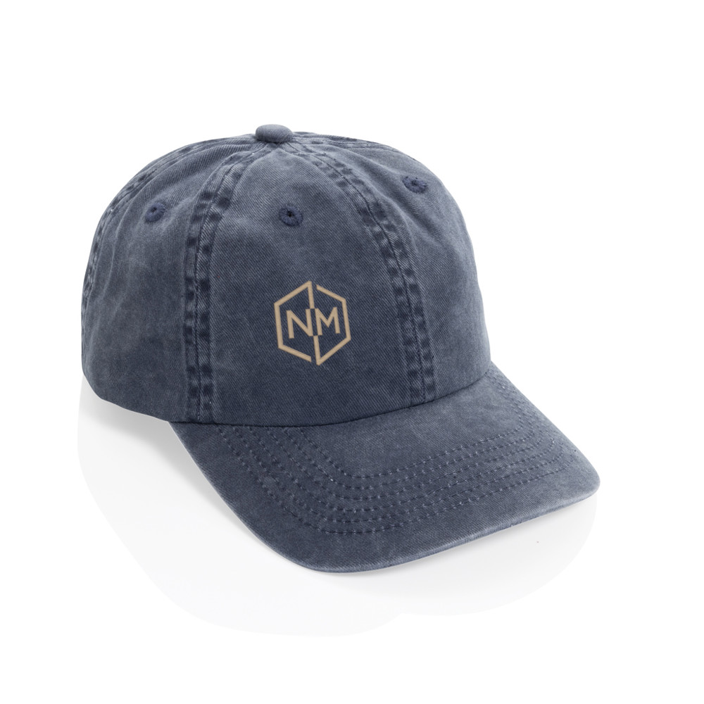 BEAU AWARE™ Washed 6 panel 270gsm cotton twill cap