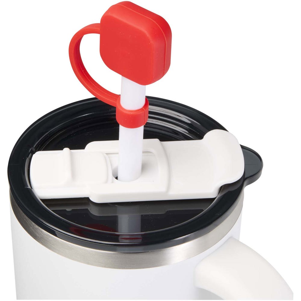 Capuchon pour paille Sip en silicone - Rouge