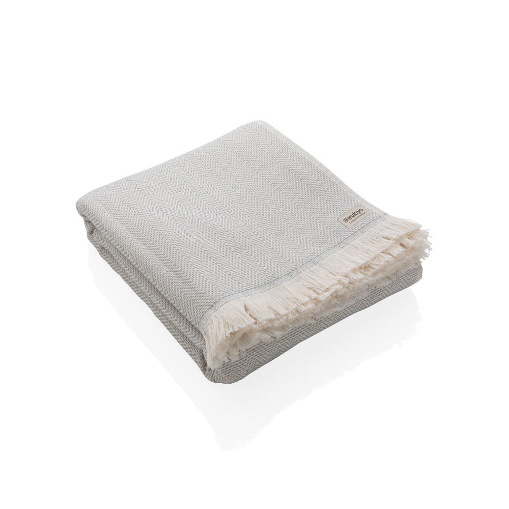 Serviette 4 Saisons Ukiyo Hisako AWARE™ Made in Europe - gris (± PMS Cool Grey 6)