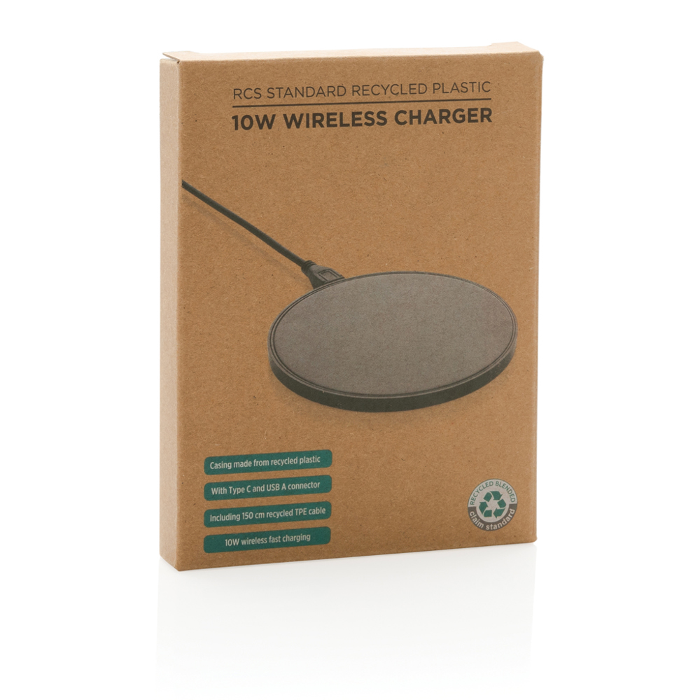 RCS standaard recycled plastic 10W draadloze lader