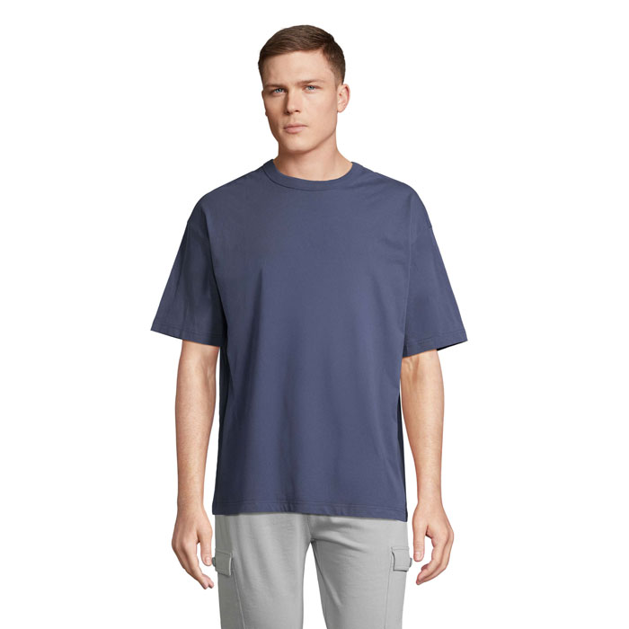 BOXY MEN - BOXY OVERSIZE T-SHIRT HEREN - Denim