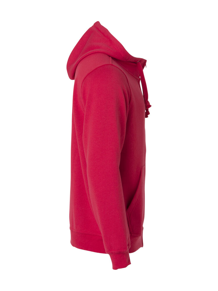 Clique - Basic Hoody Full Zip Rouge S