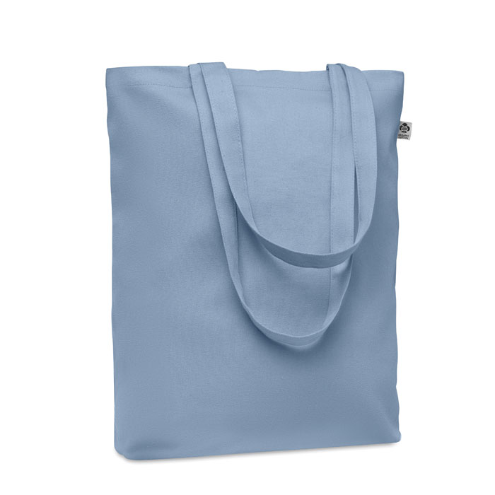 COCO - Sac shopping en toile 270 gr/m - Bleu Bébé