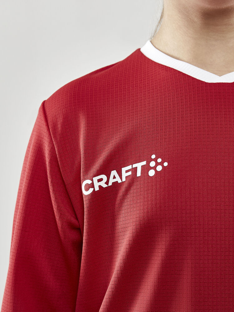 Craft - Progress Ls Basket Jersey Jr Bright Red 134/140