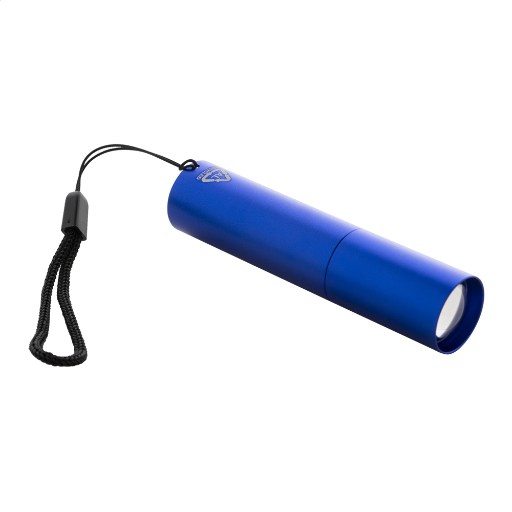 Chargelight Tone - lampe de poche rechargeable en aluminium recyclé - Bleu
